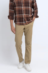 Regular Fit Solid Chinos