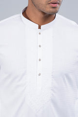 Regular Fit Embroidered Semi-Formal Panjabi