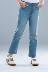Girls' Denim Bottom (6-8 Years)