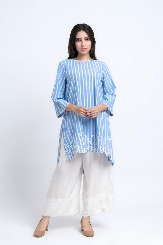 Smart Fit Striped Ethnic Kurti