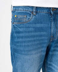 Straight Fit Blue Jeans