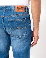 Straight Fit Blue Jeans