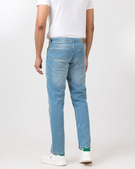 Straight Fit Blue Jeans
