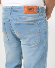Straight Fit Blue Jeans