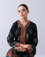 Relaxed Fit Embellished Lawn Kurti