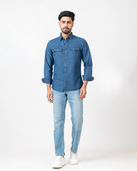 Regular Fit Solid Casual Shirt