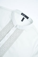 Regular Fit Embroidered Semi-Formal Panjabi