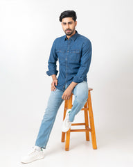 Regular Fit Solid Casual Shirt