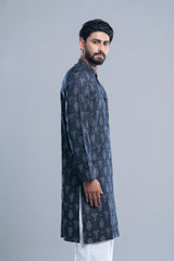 Regular Fit Jacquard Semi-Formal Panjabi