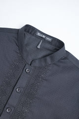 Regular Fit Embroidered Semi-Formal Panjabi