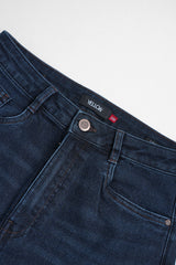 Straight Fit High-Waist Denim