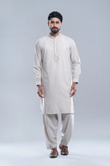 Regular Fit Embroidered Formal Kabli Set