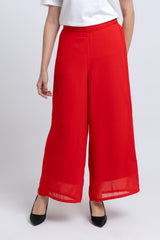 Relaxed Fit Georgette Palazzo