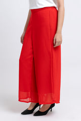 Relaxed Fit Georgette Palazzo