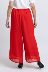 Relaxed Fit Georgette Palazzo