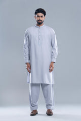 Regular Fit Embroidered Formal Kabli Set