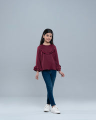 Girls' Woven Top (6-8 Years)
