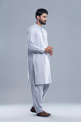 Regular Fit Embroidered Formal Kabli Set