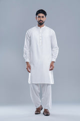 Regular Fit Embroidered Formal Kabli Set