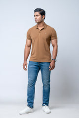 Regular Fit Solid Polo Shirt