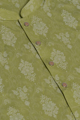 Regular Fit Jacquard Semi-Formal Panjabi