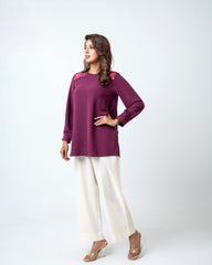 Relaxed Fit Embroidered Fashion Top