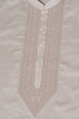 Regular Fit Embroidered Semi-Formal Panjabi