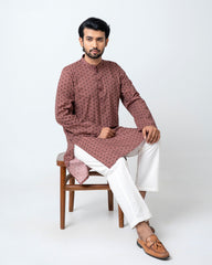 Regular Fit Printed Panjabi