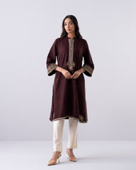 Relaxed Fit Embroidered One-Piece Ethnic Kurta