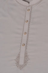 Regular Fit Embroidered Formal Kabli Set