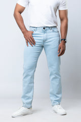 Straight Fit Blue Jeans