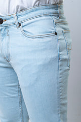 Straight Fit Blue Jeans