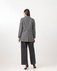 Regular Fit Houndstooth Blazer