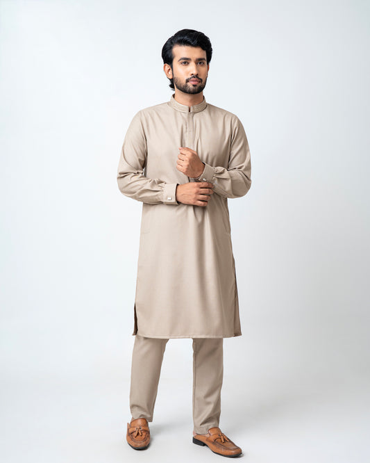 Regular Fit Embroidered Formal Ethnic Kurta Set