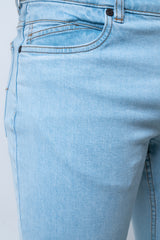 Straight Fit Blue Jeans