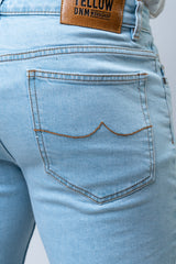 Straight Fit Blue Jeans