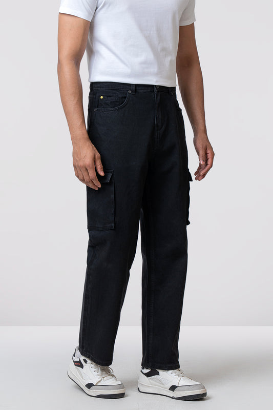 Baggy Fit Black Jeans