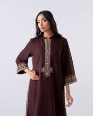 Relaxed Fit Embroidered One-Piece Ethnic Kurta