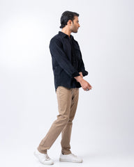 Regular Fit Solid Casual Shirt