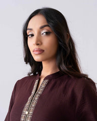 Relaxed Fit Embroidered One-Piece Ethnic Kurta