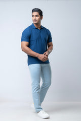 Regular Fit Knit Sweater Polo Shirt