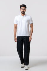 Relaxed Fit Solid Polo Shirt