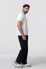 Relaxed Fit Solid Polo Shirt