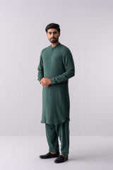 Regular Fit Embroidered Semi-Formal Kabli Set