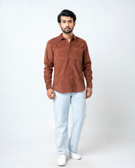 Regular Fit Corduroy Casual Shirt