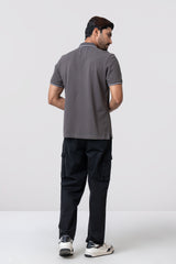 Relaxed Fit Solid Polo Shirt