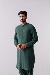 Regular Fit Embroidered Semi-Formal Kabli Set