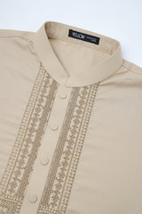 Regular Fit Embroidered Semi-Formal Panjabi