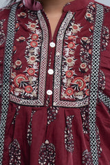 Girls Ethnic Frock (6-8 Years)