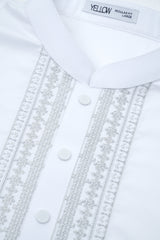 Regular Fit Embroidered Semi-Formal Panjabi
